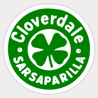Cloverdale Sarsaparilla Vintage Bottle Cap Sticker